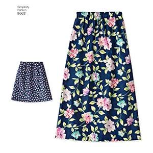 Simplicity Patterns 8662 American Girl Skirt for Child, Girls, and 18 ...