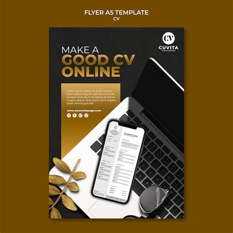 Laptop flyer mockup Images - Free Download on Freepik