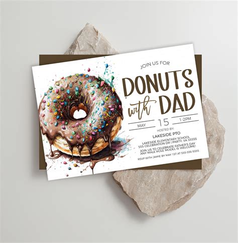 Donuts With Dad Day Stuck With What To Buy Dad For Father's Day? Treat