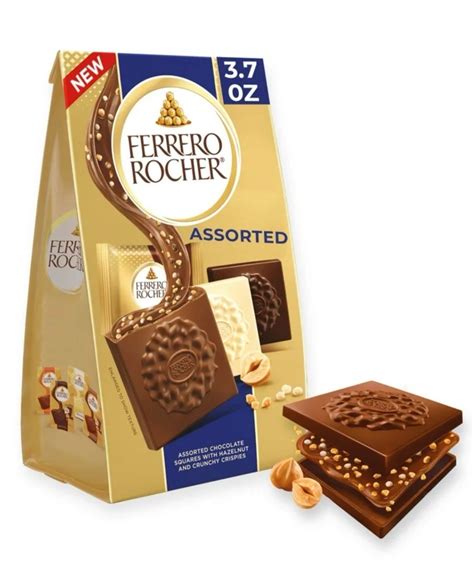 Ferrero Rocher Assorted Hazelnut Chocolate Squares – Milky Bar 3.7oz ...