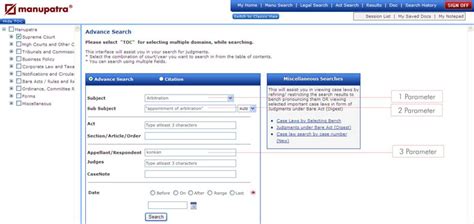 Manupatra User Guide