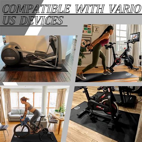 Buy BUCKLOS Bike Mat Compatible with Peloton Original Bike & Bike Plus ...