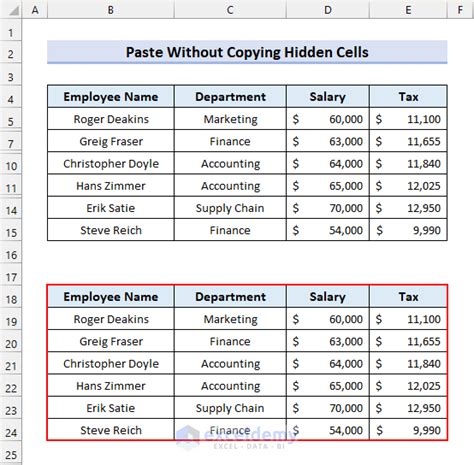 Image result for Different Types of Paste Excel