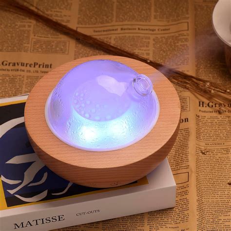 Buy ககோடா கண்ணாடி அத்தியாவசிய எண்ணெய் பரவல், ரியால் வூட் பேஸ், புளூடூத் ...