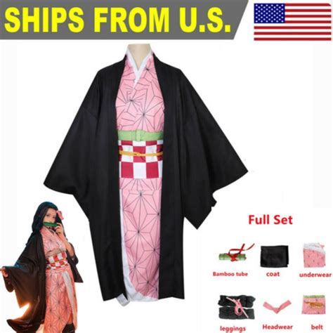 Demom Slayer Kamado Nezuko Costume Kimetsu No Yaiba India | Ubuy