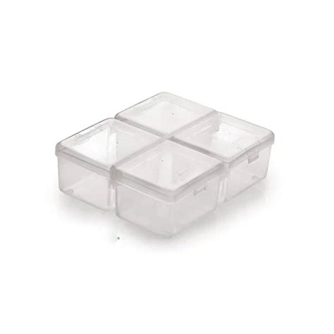 Pulgos Home&Kitchen 4-In-1 Plastic Storage Boxes Multipurpose Utility ...