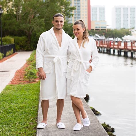 Cozy Terry His and Hers Personalized Bathrobes Set – Bridesmaid's World