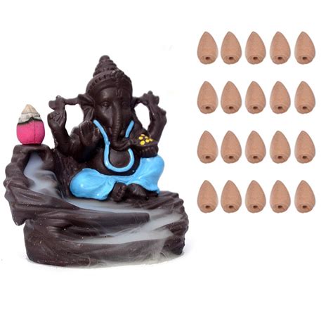 BG Bazzar Gali Ceramic Fountain Decorative Ganesha Showpiece, 12x7 ...