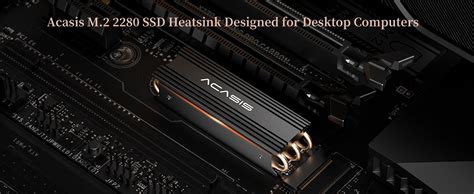 Acasis M.2 2280 SSD Heatsink Designed for Desktop Computers