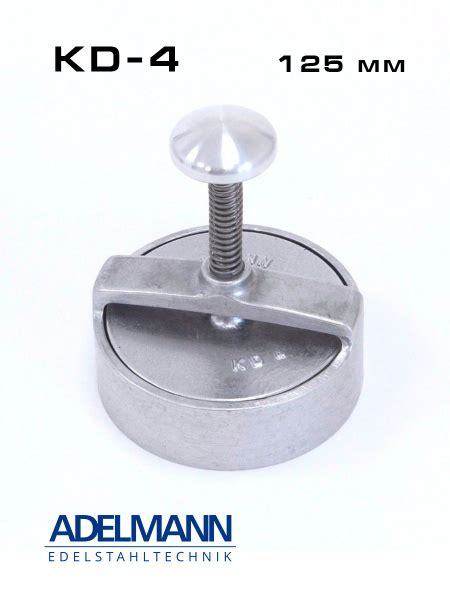 Форма для котлет бургеров, ручной пресс формовщик Adelmann KD-4, 125 мм ...