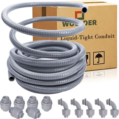 Liquid-Tight Conduit - 1/2inch 75 Foot Flexible Non Metallic Liquid ...