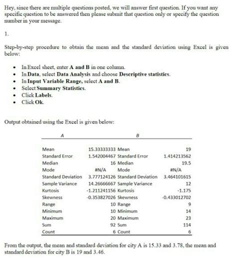 4. Price of a particular commodity in 5 years in two cities is as ...