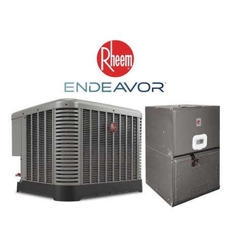 2 Ton Rheem 15.2 SEER2 R-454B Single Stage Air Conditioner Split System ...