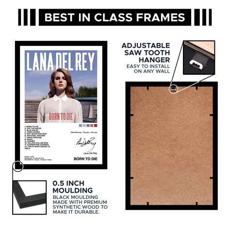Lana Del Ray Born To Be Album Cover A4 Wall Poster – Stickerly