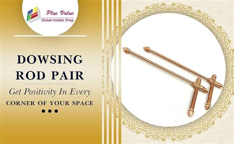 Plus Value Mini Small Copper Dowsing Rod Pair for Vastu, Reiki, Aura ...