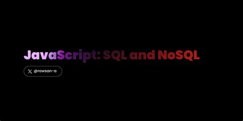Image result for JavaScript and SQL