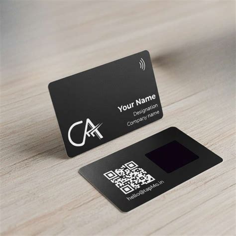 Engraved Metal NFC Card for Chartered Accountants | TapMo – TapMo India ...
