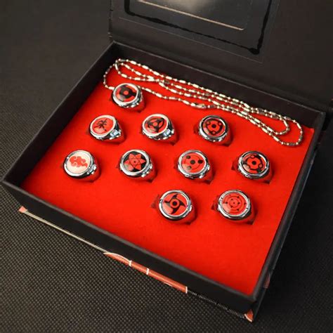 Sharingan rings set of 10