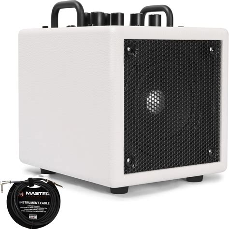 Amazon.com: PJB Phil Jones Bass Nanobass X4 35-Watt 1x4 Bass Combo Amp, White w/Cable ...