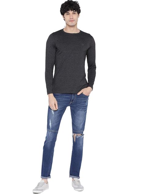 Buy CHKOKKO Cotton Casual Regular Fit Round Neck Full Sleeve Tshirts ...