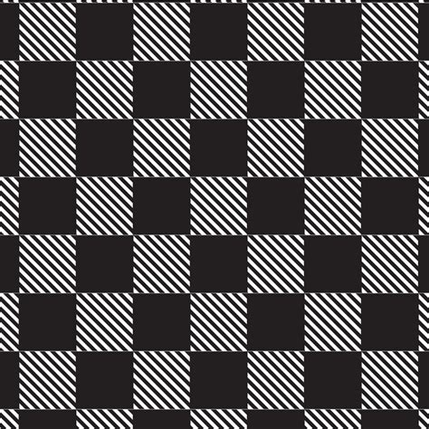 Monochrome gingham style checkerboard with diagonal stripes | Premium ...