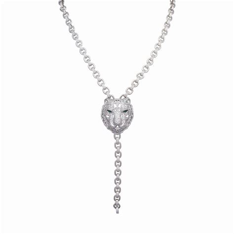 Lion Chain Link Silver Necklace – Ananta Jewels