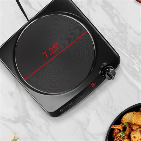 OVENTE Electric Countertop Single Burner, 1000W India | Ubuy
