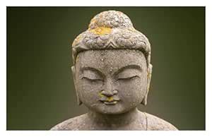 HK PRINTS God Buddha Religious Wall Poster for Room (12x18 Inch, 300 ...