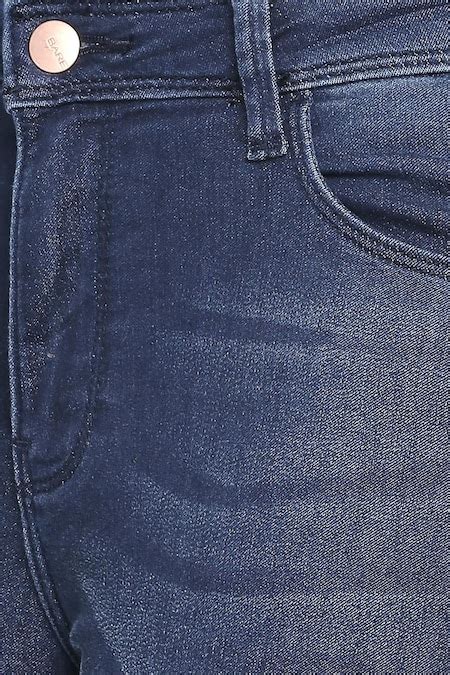 Blue Solid Ankle Length Casual Women Slim Fit Jeans - Selling Fast at ...