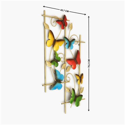 Buy VEDAS Mystical India Metal Butterfly Wall Accent from Vedas at just ...