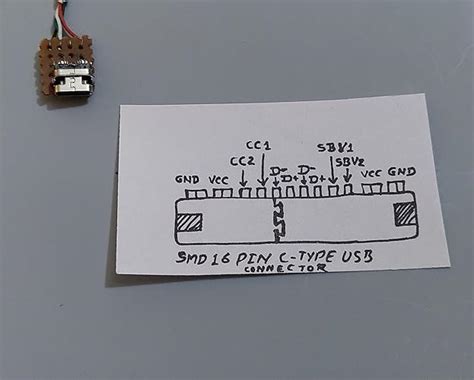 16 Pin C Type USB Connector - SMD Package - Pack Of 2 : Amazon.in ...