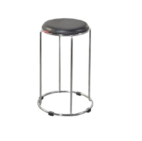 PSF Pooja steel furniture Round stool chair (black) : Amazon.in: Home ...