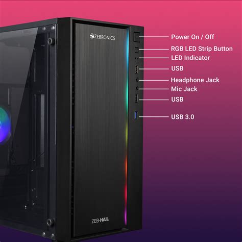 Zebronics Hail Premium Gaming Chassis