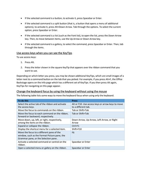 Image result for Word Keyboard Shortcuts