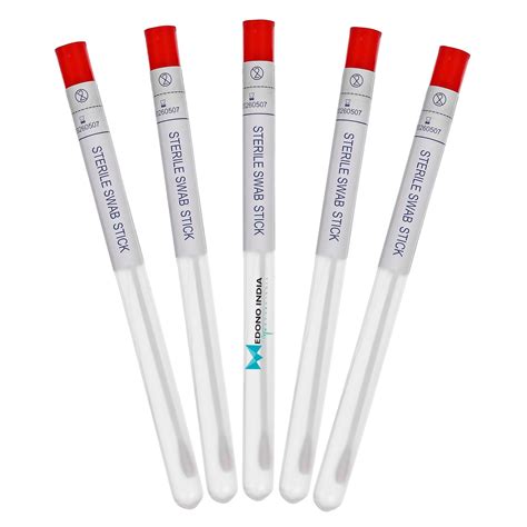 Buy Medono india Sterile Swab Sticks (Pack of 10) 6"inch Natural Eco ...