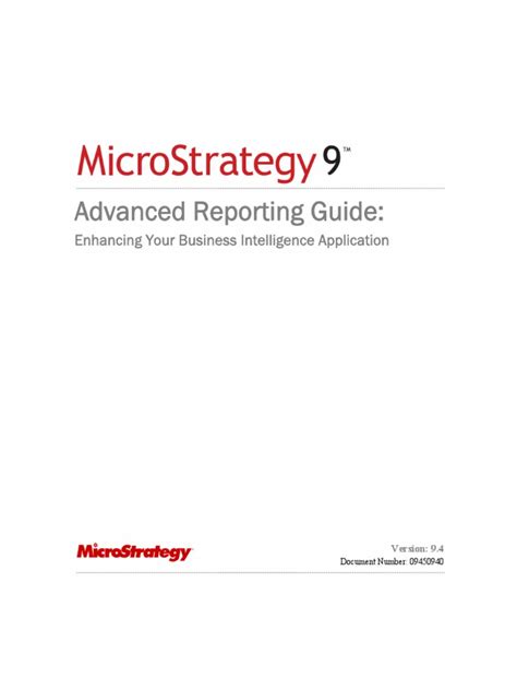 Image result for MicroStrategy Reports and Documents Tutorial