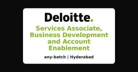 Deloitte recruitment 2026 services associate | Classic Jobs