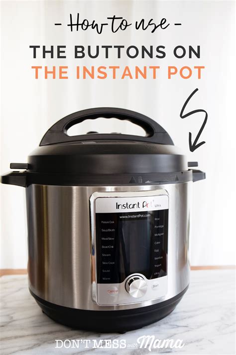 Image result for Instant Pot Buttons
