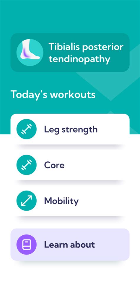 Tibialis posterior tendinopathy rehab plan