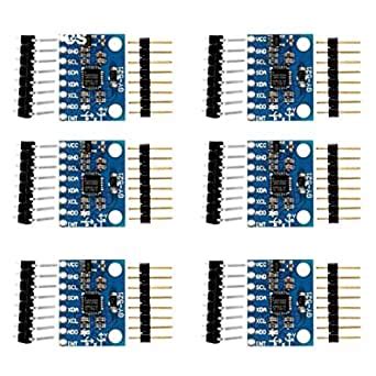 6 Pcs GY-521 MPU-6050 MPU6050 Module Kit,6 DOF MPU-6050 3 Axis ...