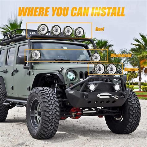 7 Inch 230W 360-PRO Lens LED Driving Lights | Auxbeam