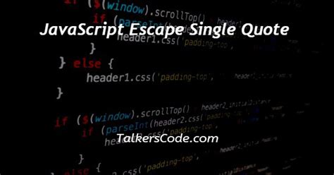 Image result for Escape Function in JavaScript