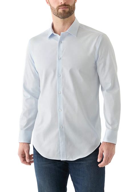 Calvin Klein Refined Cotton Stretch Dress Shirt, Slim Fit | Belk
