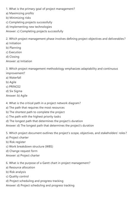 PM Quiz - Fundamentals of Project Management Concepts - Studocu