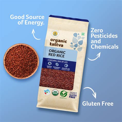 Buy Organic Red Rice Online – Healthy, Fiber-Rich & Natural – Organic ...
