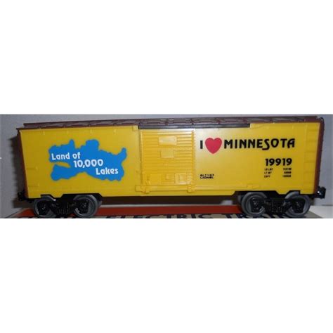 LIONEL 19919 I LOVE MINNESOTA BOXCAR - Toy Train Factory Outlet