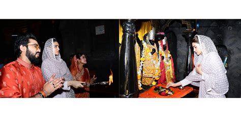 A Divine Symphony: Kriti Sanon and Sachet-Parampara visit Sita Gufa and ...