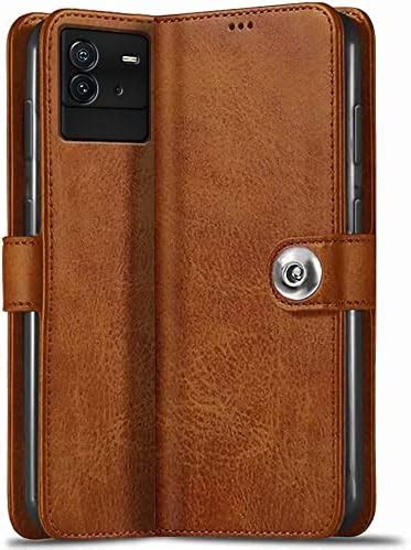 TheGiftKart Genuine Leather Finish Flip Back Cover Case for iQOO Neo 6 ...