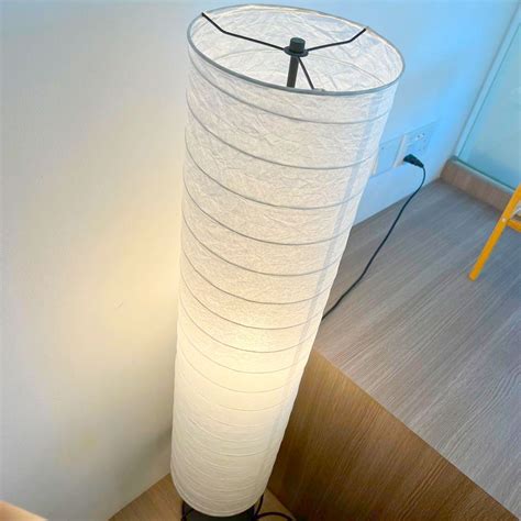IKEA Paper Shade Floor Lamp with bulb, Furniture & Home Living ...