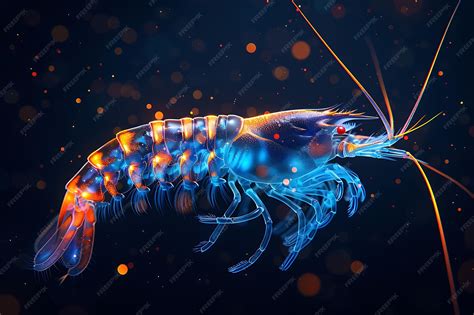 Premium Photo | Deep Sea Shrimp With Populations of Hydrothermal Vent ...